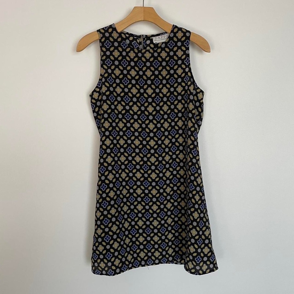 Patterned Sleeveless Dress